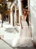 2024 Luxury Wedding Dr Frs Appliques V-Neck Sleevel A-Line Tulle Beach Bridal Gown Floor-Length Wedding Party Dr M8FO#