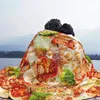 Decken Tortilla Pizza Deckenbezug Samt Lustiges Essen Superweicher Überwurf für Schlafzimmer Sofa Tagesdecke