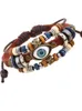 SoulCollision Designer Bracelet en cuir rétro personnalisé Bohemien Bohemien Bracelet couple