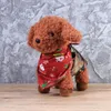 Hundkläder julkaklig bandana Santa Claus Scarf Xmas Triangle Bibbs kostymtillbehör för litet medium