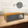 Haut-parleurs portables en bois sans fil Bluetooth 5.0 haut-parleurs doubles haut-parleurs stéréo 3D Sound Sound Subwoofer Dynamic Diaphragm Music Center