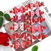 Köpek Giyim 20 PCS Valentine's Pet Bowtie Bowknot Tımar Yavru Yavru Malzemeleri Kedi Festivali Küçük Aksesuarlar İçin Yayları Süsleyin