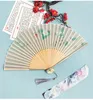 Decoratieve beeldjes Chinese stijl opvouwbare ventilator Bruiloft Hand Zomer Reizen Selfie Decoratie Draagbaar Dagelijks Dansliefhebbers