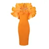 Robe de soirée à bandes en maille pour femmes, nouvelle collection d'été à la mode, robe de soirée pour femmes, 543169