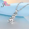 Ensemble collier et boucles d'oreilles en argent Sterling 925, magnifique collier et boucles d'oreilles roses pour dames, bijoux de fête, vente en gros