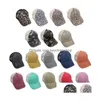 Bonnet / Skull Caps 50 Styles Criss Cross Messy Bun Chapeaux Tournesol Lavé Coton Snapback Casual Été Tie-Dye Chapeau En Plein Air Pour Femmes Moi Dh4Li