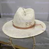Chapeaux à bord large chapeau seau de paille d'été chapeau de paille de paille