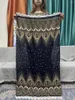 Etniska kläder abayor för kvinnor traditionella ramadan bomull tryckt lös femme mantel islam nigeria klänningar bönplagg med 160x80 cm