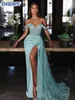 classic Short Sleeve Evening Gown 2024 Charming Off Shoulder Party Dr Romantic Sequined Floor Length Gowns Vestidos De Novia Z30c#