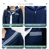 marin Fuku école japonaise uniforme étudiant marine marin tenue fille JK uniformes marin Dr coréen Seifuku écolière Costume o94f #
