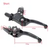 Motorcycle Folding Brake Clutch Lever With Front Pump For CRF KLX YZF RMZ Dirt Bike 100 130mm Hydraulic Master Cylinder Levers 240318