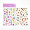 Gift Wrap Plant Flower Rub On Stickers Aesthetic Scrapbooking Transfer Sticker Craft Supplies Junk Journal Po Home Decoration