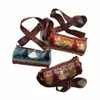 Nya kvinnor Tassel Bag Crossbody Fi Bohemian Ethnic Style Color Brodery Line Cylinder Girls Bag Satchel Bag axel 75TV#