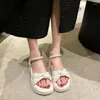 Sandaler Sweet Platform Women's Bow Quality Soft Casual Beach Shoes Summer