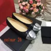 Paris Luxury Channel Shoes Black Ballet Flats Shoes Women Brands