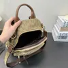 Zaino di marca di lusso zaino a spalla di design stile zaino da viaggio da donna lettera stampata borsa alla moda borsa classica portafoglio a tracolla cerniera ykk