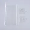 Hooks Acrylic Shelf Wall Mounted Partition Free Punch Flat Board Kitchen Bathroom