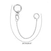 Boucles d'oreilles pendantes, anneau à lèvres, chaîne, manchette d'oreille, bijoux sans perçage, faux nez, matériau en acier inoxydable, 40 go