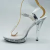 Buty taneczne Laijianjinxia 13 cm/5 cali Pvc Upper Model Sexy Exotic High Heel Platforme Party Sandals Sandal