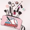 Bolsa de maquiagem esportiva para bola de beisebol para mulheres, organizador de cosméticos para viagem, sacos de higiene pessoal 72eV #