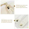 Storage Bags Small Travel Jewelry Organizer Bag Foldable Finger Ring Holder Necklace Multifunction Pouch