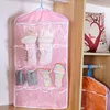 Sacos de armazenamento 16 grades de plástico crianças sapatos organizadores claro sobre porta de parede pendurado saco de armário para meias de bebê cuecas brinquedos