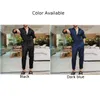 Summer Thin Mens Cargo Jumpsuit Pants Overalls Long Sleeve Button-Down Rompers Solid Color Workwear Overalls 240323