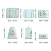 Storage Bags Travel Cubes For Luggage 6 Pieces Lingerie Underwear Packing Must Haves Family
