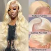 High Density 613 Body Wave Lace Front Wig Human Hair 30 Inch with HD Lace Frontal - Premium Quality 613 Blonde Wig for a Stunning Look