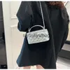 Totes Luxury Designer Chain PU Leather Plaid Quilted Womens Handbag Casual Crossbody Bag Bucket Tote H240330