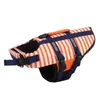 Vestuário para cães Pet Life Jacket Stripe Swimsuit Colete Verão Reflexivo Filhote de Cachorro Float Coat Swim Roupas Cães Suprimentos