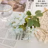 Decorative Flowers QSM 27CM Artificial 5 Forked Snow Orchid Fake Orchids Faux Spring For Wedding Party Home Kitchen Office Decro