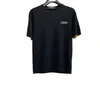 Industrie lourde haut de gamme tricotée à manches courtes 2024 Nouvelle mode luxe de haute qualité Tshirt Slim Tshirt Men et femmes T-shirt