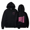 Plus Size Damen Cott Hoodie Micro Stretch Sportjacke Easy Print Hip Hop Damen Sweatshirt Y2K Korean Loose Sweatshirt S2wZ #