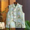 Nowy vintage kamizelka etniczna Tops w stylu chiński drukowana bluzka Hanfu Kobiety Chiny Chiny Tradycyjny ubrania Tang Suit Blusas Gilet Shirt 49KW#