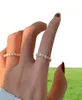 Lindos anillos de perlas con múltiples cuentas, joyería geométrica Natural de agua dulce para mujeres, anillo minimalista de círculo continuo 7793219