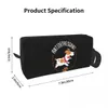 custom Jack Russell Terrier Dog Travel Cosmetic Bag for Women Toiletry Makeup Organizer Ladies Beauty Storage Dopp Kit u1Ap#