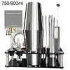 13-22 pezzi 750ml 600ml Boston Cocktail Shaker Strumenti bar Set mixer vino Barista Cocktail Shaker Kit strumenti con supporto 240319