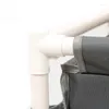 Capacità dei sacchetti della biancheria Cesto per vestiti Organizzatore Griglie Cesto su ruota sporca con coperchio alto Contenitore impermeabile Tre