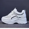 Brand Wedge Shoes Fashion designers white Sneakers Women leather thicksoled tennis Sports shoes woman Zapatillas Mujer 240320