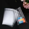 Sacs de cellophane auto-adhésifs transparents multi-taille, de petits sacs en plastique auto-verrouillables pour emballages de bonbons, sacs refermables