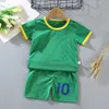 Maillot de Football pour enfants, ensemble de Football pour garçons, uniforme respirant en Polyester pour enfants, ensembles de shorts pour filles, 240318