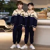 New School Uniform Set pour les élèves de l'école, les vêtements d'école pour enfants, les uniformes de la maternelle, les uniformes des enseignants du printemps et de l'automne x5pk #