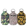 Keychains Lanyards 1 setis2pcs Neoprene Hand Sanitizer Bottle Holder Keychain Wristlet Matchning Leverans 30 ml Bottl Chapstick Drop DHMBC