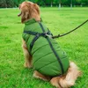 Vêtements pour chiens Vêtements pour animaux de compagnie Grande veste Hardshell épaissie Fournitures imperméables pour chiens 1PC