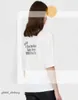 24SS ABニッチデザイナーTシャツアナインファッションスリムクラシックスタイルフロントアンドバック印刷英語レターティーコットンカジュアル汎用性のある女性ラウンドネック447
