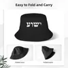 Berets Yeshua In Hebrew Bucket Hat Panama For Man Woman Bob Hats Cool Fisherman Summer Beach Fishing Unisex Caps