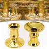 Bougeoirs adaptés au chandelier Standard, Base de forme traditionnelle, conique, Portable, pratique et Durable, 2 pièces