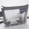 Bolsas de almacenamiento Bolsa de malla portátil Mini Tarjeta de nylon transparente ID de crédito Monedero Lápiz labial Clave