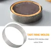 Bakvormen 5 Stuks Circulaire Poreuze Taart Ring Bodem Toren Taart Cakevorm Gereedschappen Hittebestendig Geperforeerde Mousse 8cm